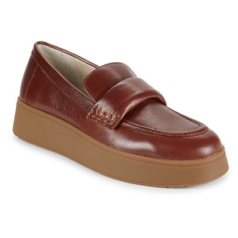 Women's Brown Leather Loafers